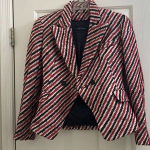 Pink Tartan red/wht/blk unique blazer